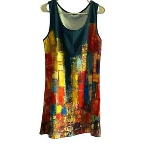 Emery Rose Women's Mini Dress - Multicolor Size L Preowned